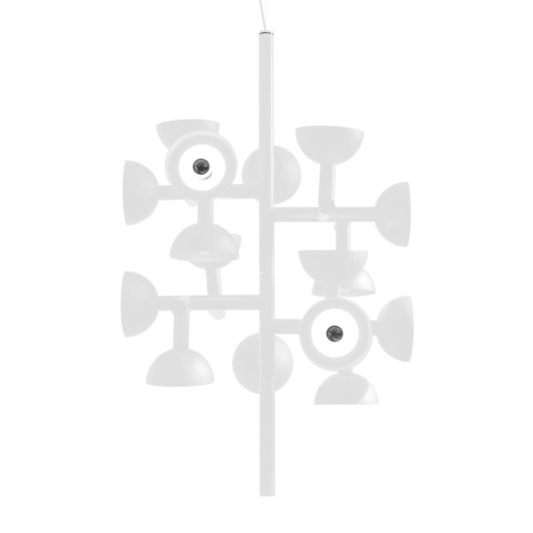 Karman Sibilla suspension à 16 lampes, blanche Karman