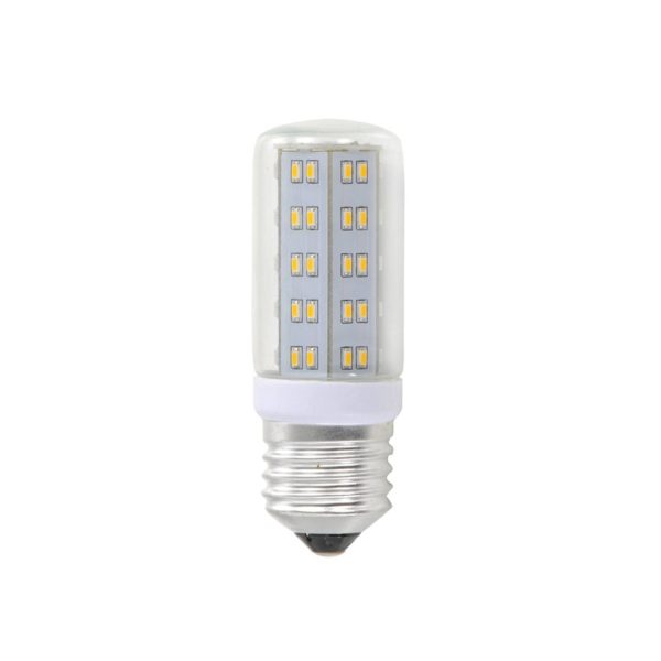 JUST LIGHT. E27 4 W ampoule LED forme tube claire avec 69 LED JUST LIGHT.