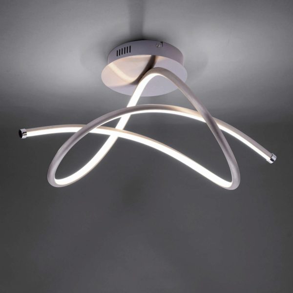 JUST LIGHT. Plafonnier LED aux courbes dynamiques Violetta JUST LIGHT.
