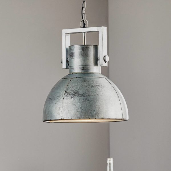 JUST LIGHT. Suspension industrielle Gabriel, Ø 40 cm JUST LIGHT.
