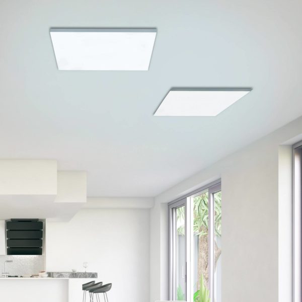 JUST LIGHT. Plafonnier LED Canvas, tunable white, 60 cm JUST LIGHT.