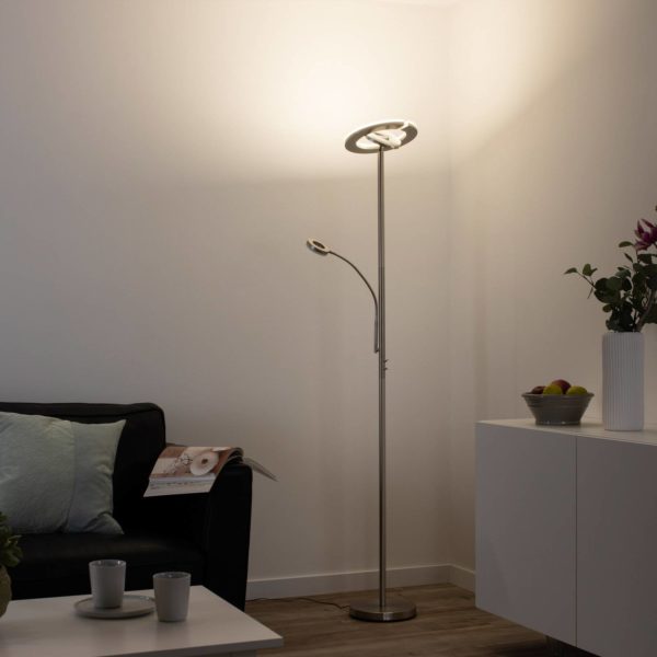 LOLA Smart Lampadaire à éclairage indirect LOLAsmart Rocco liseuse LOLA Smart