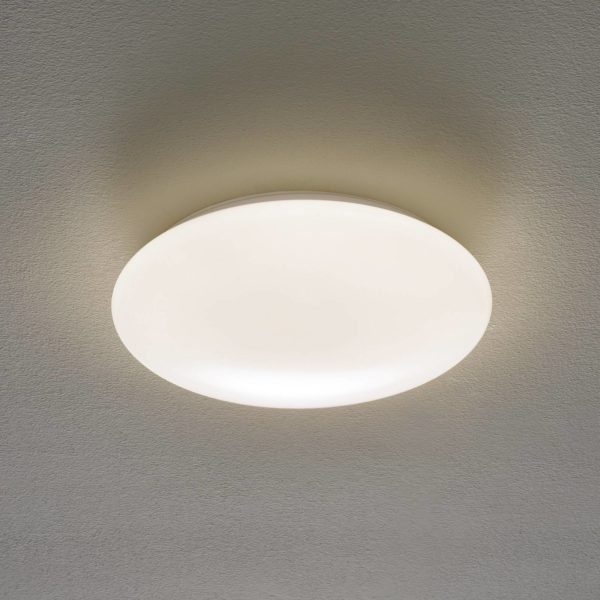 Ledino Plafonnier LED Porz IP44 capteur HF, blanc Ledino
