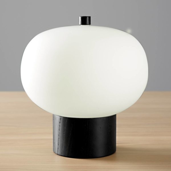 LEDS-C4 iLargi lampe table LED Ø 24 cm frêne foncé LEDS-C4