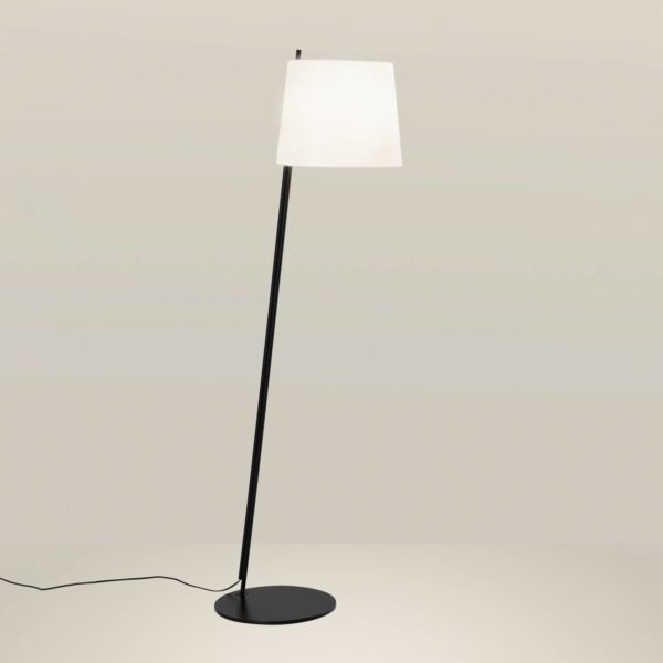 LEDS-C4 Clip lampadaire 158 cm abat-jour blanc LEDS-C4