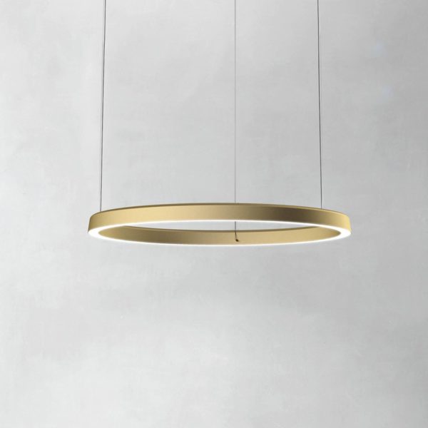 Luceplan Compendium Circle 72cm, laiton Luceplan