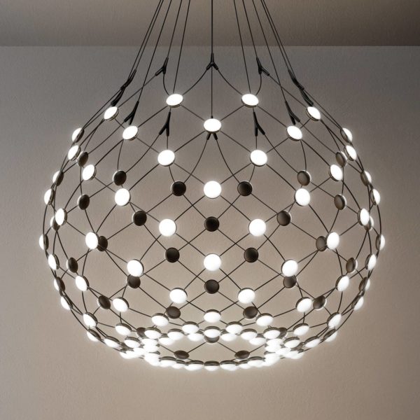 Luceplan Mesh suspension Ø 80 cm câble 1 m Luceplan