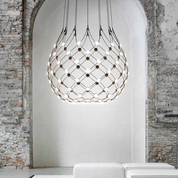 Luceplan Mesh suspension Ø 100 cm câble 1 m Luceplan
