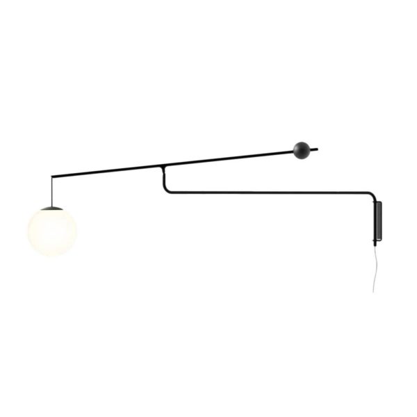 Luceplan Malamata applique, noir mat Luceplan