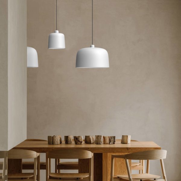 Luceplan Zile suspension blanc mat, Ø 40 cm Luceplan
