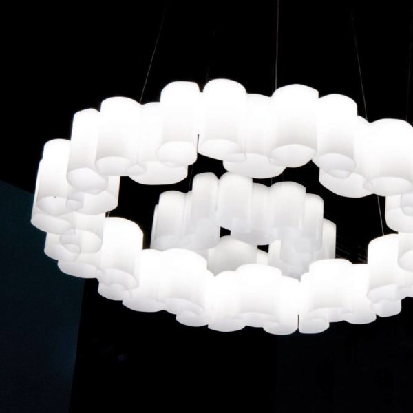 Stilnovo Suspension LED Honey, dimmable, ronde, 58 cm Stilnovo