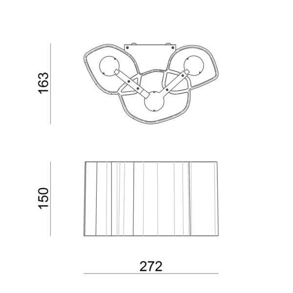 Stilnovo Applique LED Honey 27,2 cm Stilnovo