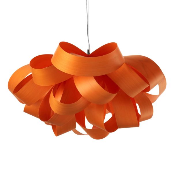 LZF LamPS LZF Agatha Small suspension, 78x76cm, orange LZF LamPS