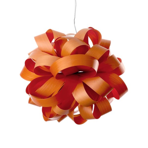 LZF LamPS LZF Agatha Ball suspension, 84×80 cm, orange LZF LamPS