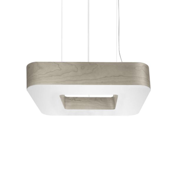 LZF LamPS LZF Cuad suspension LED 0-10 V dim, grise LZF LamPS