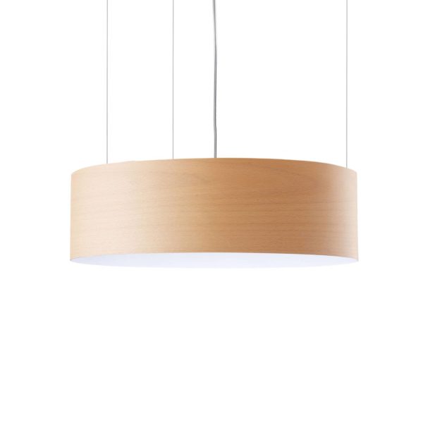 LZF LamPS LZF Gea Slim suspension LED 0-10 V dim, hêtre nat. LZF LamPS