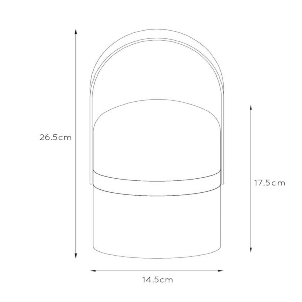 Lucide Lampe LED portative Joe pour intérieur/extérieur Lucide