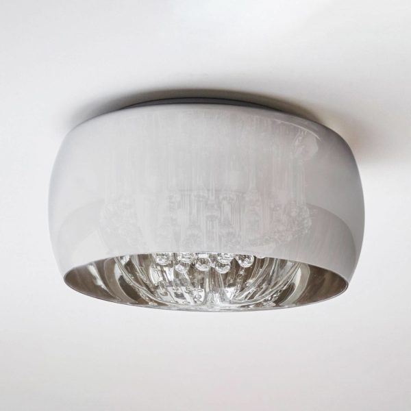 Lucide Plafonnier Pearl en verre, Ø 50 cm Lucide