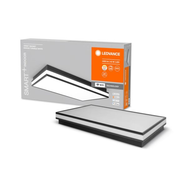 LEDVANCE SMART+ WiFi Orbis Magnet noir, 60x30cm LEDVANCE SMART+