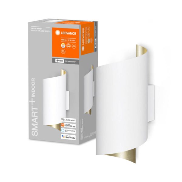 LEDVANCE SMART+ WiFi Orbis Wall Twist, blanc LEDVANCE SMART+