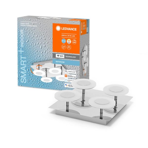 LEDVANCE SMART+ WiFi Orbis Wave IP44 30 x 30 cm LEDVANCE SMART+