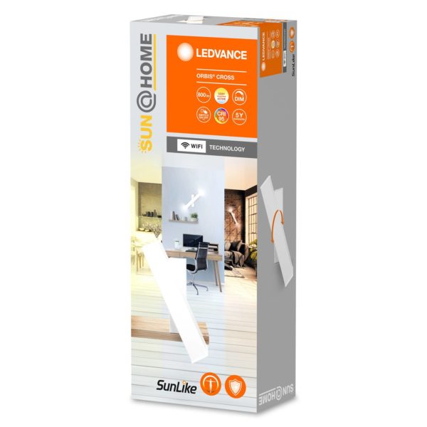 LEDVANCE SMART+ LEDVANCE SUN@Home Orbis Cross, applique LED LEDVANCE SMART+