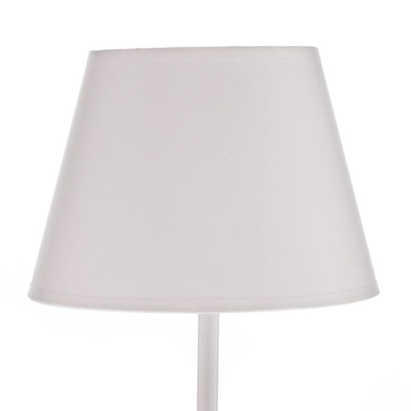 Luminex Lampe à poser Soho, conique hauteur 33 cm, blanche Luminex