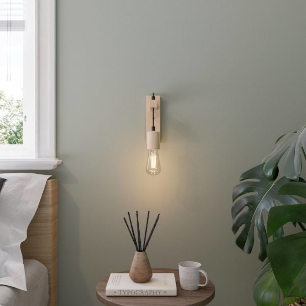 Lamkur Applique Tyske en bois, naturel Lamkur