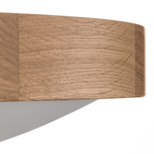 Envostar Zeus plafonnier en bois, chêne, Ø 47 cm Envostar