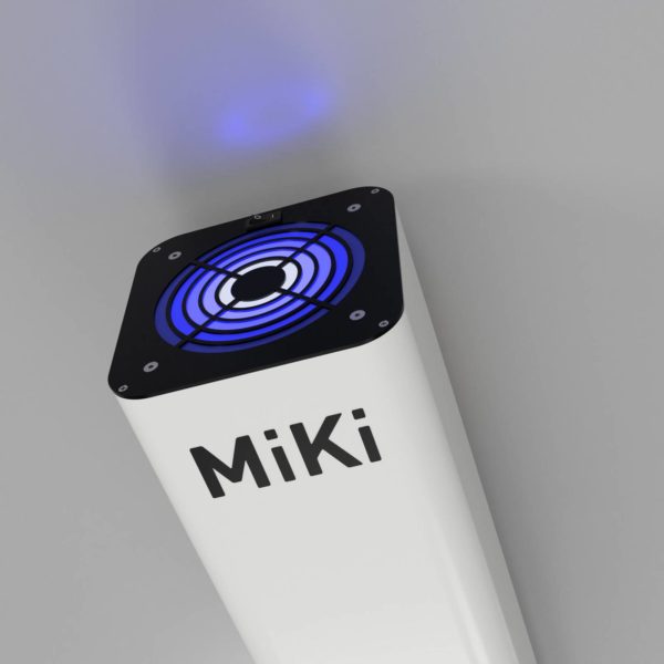 MiKi…der Mikroorganismen-Killer! Purificateur d’air UV-C MiKi 2, pied BigFoot MiKi…der Mikroorganismen-Killer!