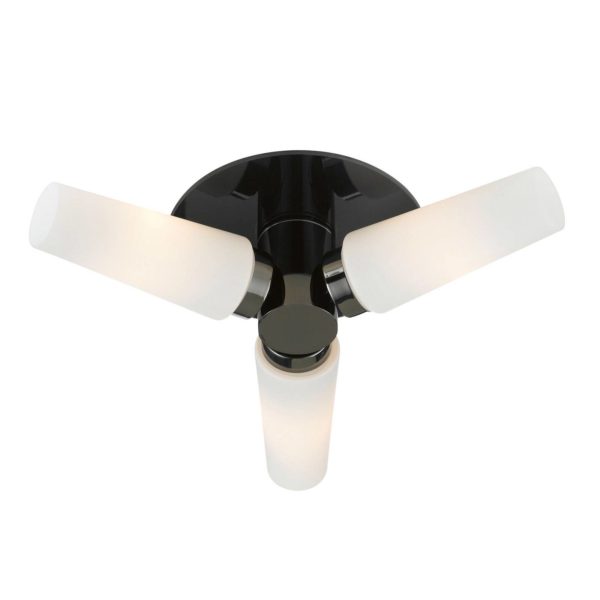 Markslöjd Plafonnier pour salle de bain Brastad, noir Markslöjd