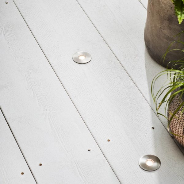 Markslöjd Garden 24 Decklight, lot de 3, argenté 3 x 0,8 W Markslöjd