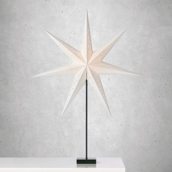 Markslöjd Étoile sur pied Solvalla – hauteur 100 cm blanc Markslöjd