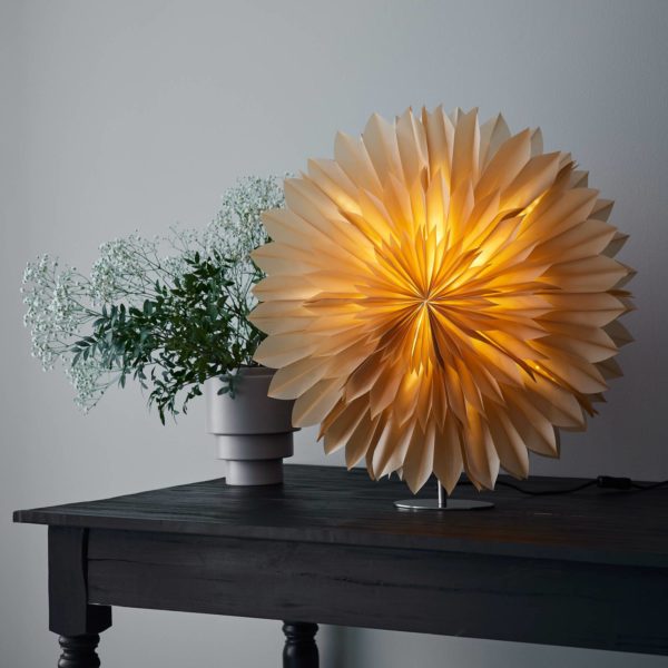 Markslöjd Étoile sur pied Solina, Ø 60 cm ambrée Markslöjd