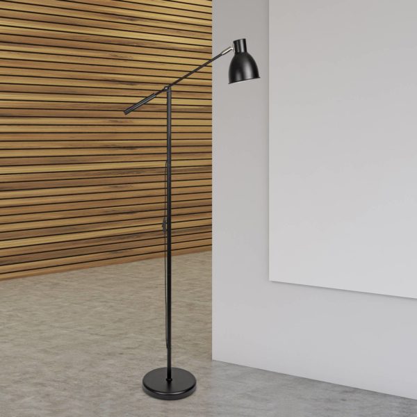 Lampadaire MAULfinja en noir mat Maul