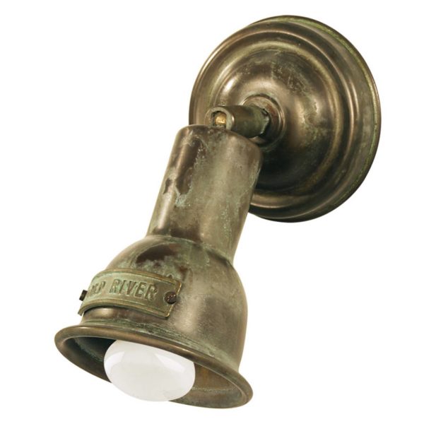 Moretti Luce Applique inclinable Spotisland aspect vieux laiton Moretti Luce