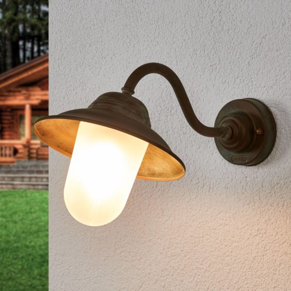 Moretti Luce Applique d’extérieur incurvée Birga Moretti Luce