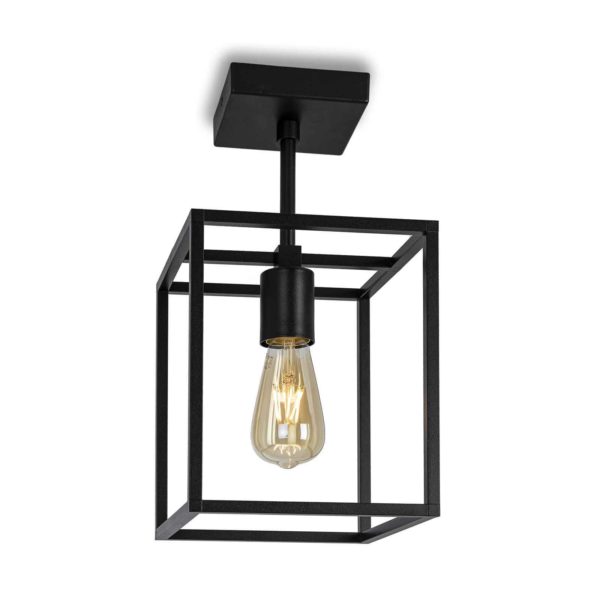 Moretti Luce Plafonnier Cubic³ 3394, noir Moretti Luce