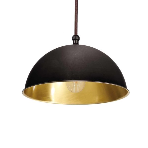 Moretti Luce Suspension Circle dorée/laiton bruni, Ø15 cm Moretti Luce