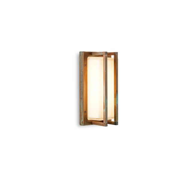 Moretti Luce Applique d’extérieur Ice Cubic 3413 laiton antique Moretti Luce