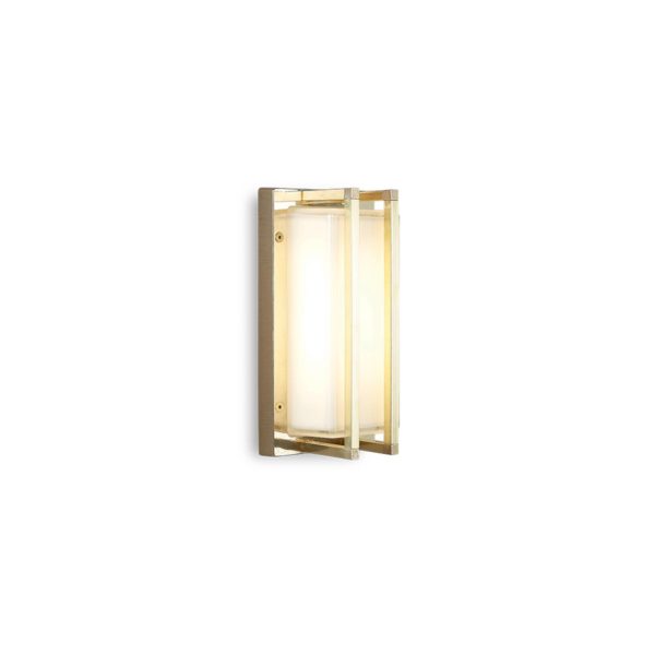 Moretti Luce Applique d’extérieur Ice Cubic 3413 laiton naturel Moretti Luce