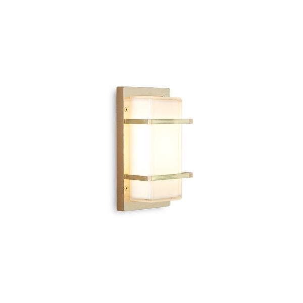 Moretti Luce Applique d’extérieur Ice Cubic 3415 laiton naturel Moretti Luce