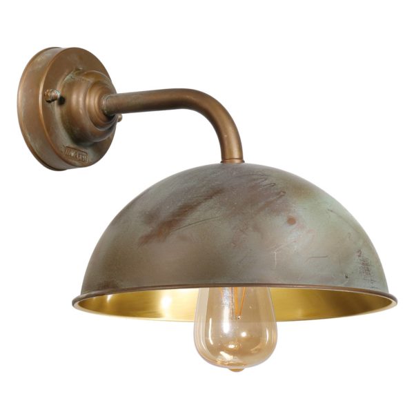 Moretti Luce Applique Circle, laiton, profondeur 31 cm Moretti Luce