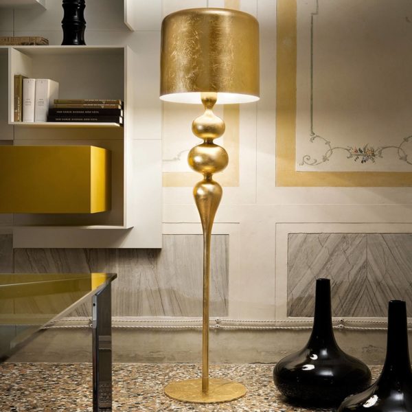 Masiero Lampadaire Eva STL3+1, doré Masiero