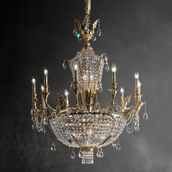 Masiero Lustre Imperia à éléments Swarovski Masiero