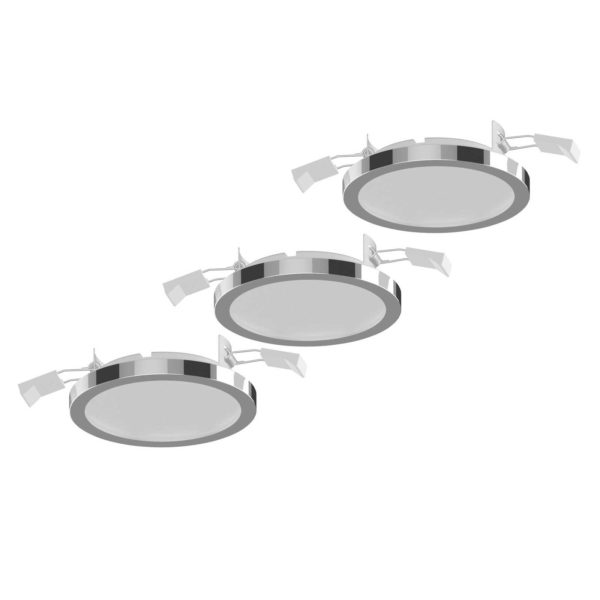 Lightme lampe encastrable Aqua Pur Ø11cm par 3 chr LightMe