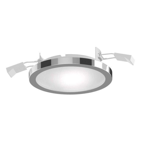Lightme spot encastré LED Aqua Pur Ø11,2cm chrome LightMe