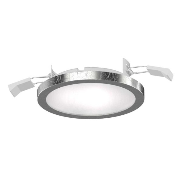 Lightme spot encastré LED Aqua Pur Ø11,2cm argenté LightMe