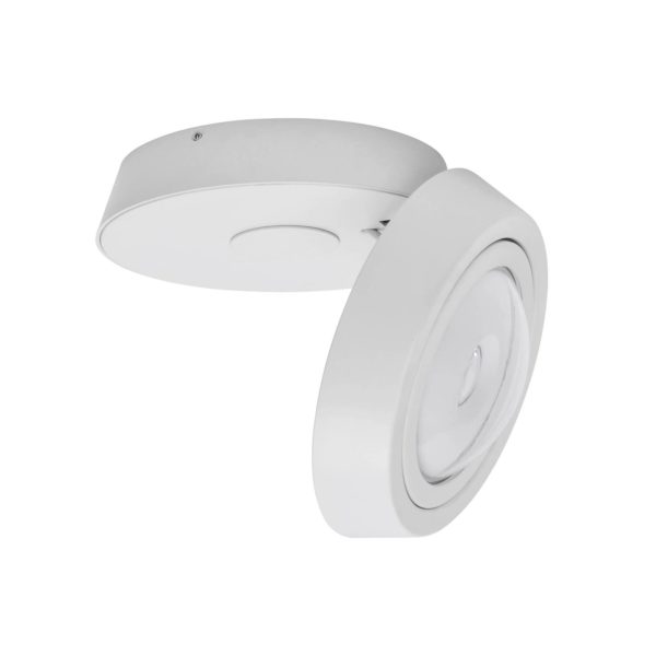 Megatron Solo Movimento spot plafond LED, blanc Megatron