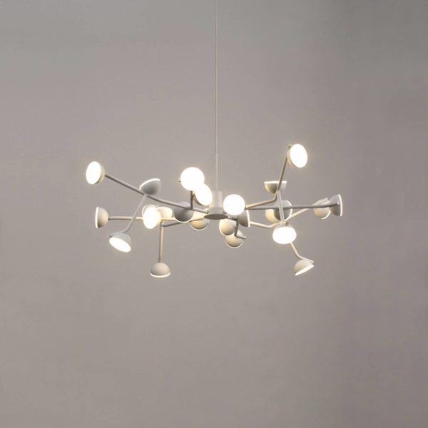 Mantra Iluminación Suspension LED Adn ronde à 24 lampes Mantra Iluminación